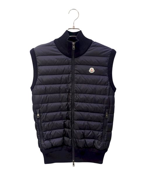 MONCLER（モンクレール）MONCLER (モンクレール) MAGLIONE/ダウンベスト ネイビー サイズ:Ｍの古着・服飾アイテム