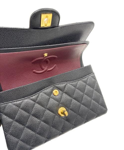 CHANEL（シャネル）CHANEL (シャネル) マトラッセ23　Wフラップチェーンショルダーバッグ ブラック サイズ:23の古着・服飾アイテム