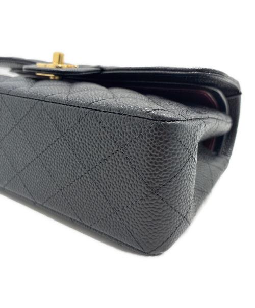 CHANEL（シャネル）CHANEL (シャネル) マトラッセ23　Wフラップチェーンショルダーバッグ ブラック サイズ:23の古着・服飾アイテム