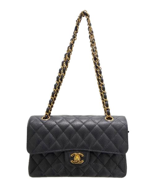 CHANEL（シャネル）CHANEL (シャネル) マトラッセ23　Wフラップチェーンショルダーバッグ ブラック サイズ:23の古着・服飾アイテム