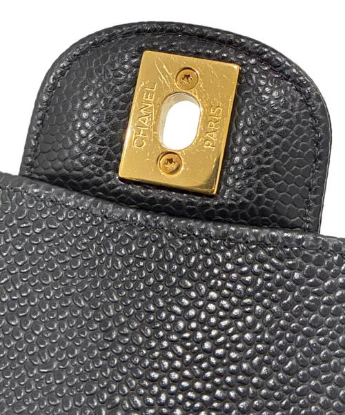 CHANEL（シャネル）CHANEL (シャネル) マトラッセ23　Wフラップチェーンショルダーバッグ ブラック サイズ:23の古着・服飾アイテム