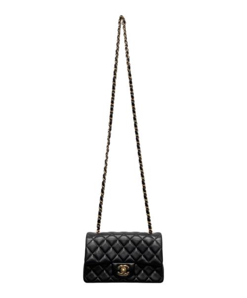 CHANEL（シャネル）CHANEL (シャネル) ミニマトラッセ チェーンショルダーバッグ ブラック サイズ:20cmの古着・服飾アイテム
