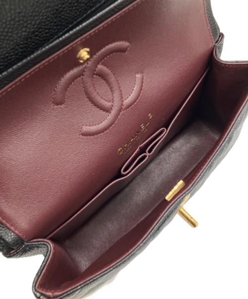 CHANEL（シャネル）CHANEL (シャネル) Wフラップチェーンショルダーバッグ ブラック サイズ:23の古着・服飾アイテム