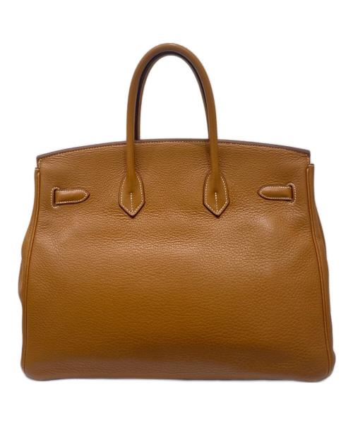 HERMES（エルメス）HERMES (エルメス) バーキン35/トゴ/ゴールド/シルバー金具/☐L刻印:2008年製 ゴールド サイズ:35の古着・服飾アイテム