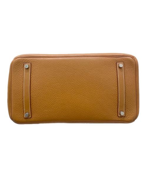 HERMES（エルメス）HERMES (エルメス) バーキン35/トゴ/ゴールド/シルバー金具/☐L刻印:2008年製 ゴールド サイズ:35の古着・服飾アイテム