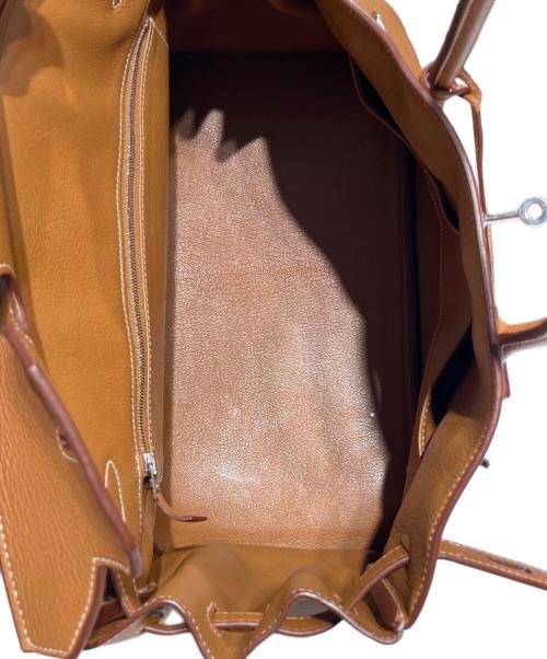 HERMES（エルメス）HERMES (エルメス) バーキン35/トゴ/ゴールド/シルバー金具/☐L刻印:2008年製 ゴールド サイズ:35の古着・服飾アイテム