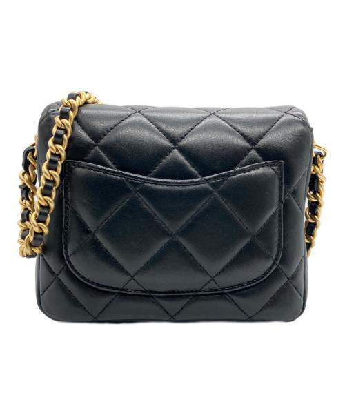 CHANEL（シャネル）CHANEL (シャネル) ミニマトラッセ チェーンショルダーバッグ ブラック サイズ:16cmの古着・服飾アイテム