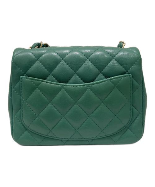 CHANEL（シャネル）CHANEL (シャネル) チェーンショルダーバッグ グリーン サイズ:17の古着・服飾アイテム