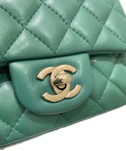 CHANEL（シャネル）CHANEL (シャネル) チェーンショルダーバッグ グリーン サイズ:17の古着・服飾アイテム