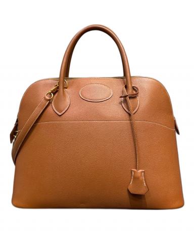 HERMES エルメス ボリード35 Y刻印 クシュベル ネイビー ゴールド金具 HERMES エルメス ボリード35 Y刻印 クシュベル ネイビー ゴールド金具