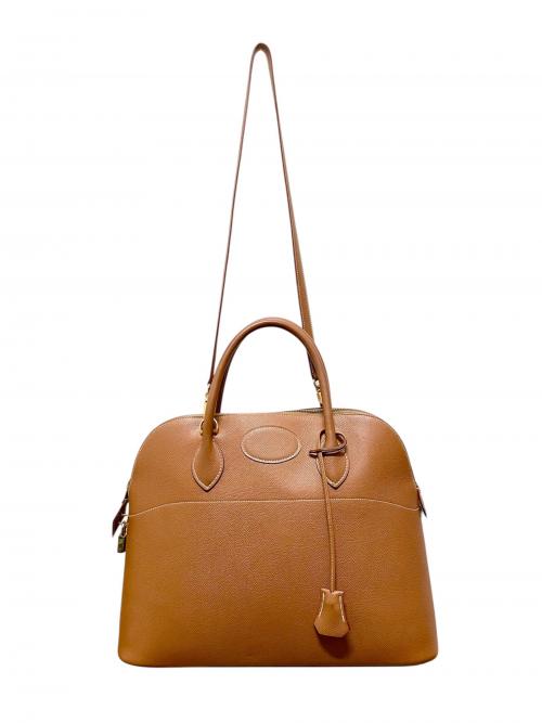 HERMES（エルメス）HERMES (エルメス) ボリード 35/ゴールド金具/クシュベル/ゴールド/▢A刻印 ゴールド サイズ:35の古着・服飾アイテム