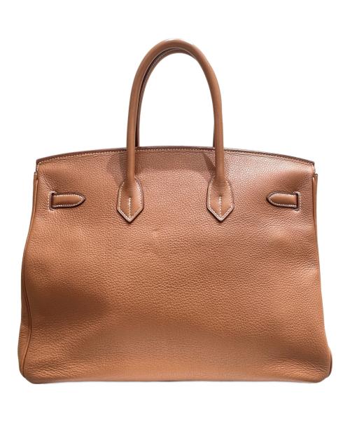 HERMES（エルメス）HERMES (エルメス) バーキン 35/シルバー金具/トゴ/ゴールド/□K刻印 ゴールド×シルバー金具 サイズ:35の古着・服飾アイテム