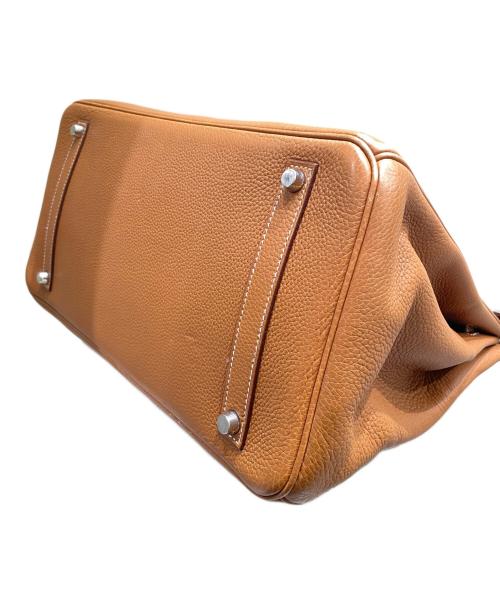 HERMES（エルメス）HERMES (エルメス) バーキン 35/シルバー金具/トゴ/ゴールド/□K刻印 ゴールド×シルバー金具 サイズ:35の古着・服飾アイテム