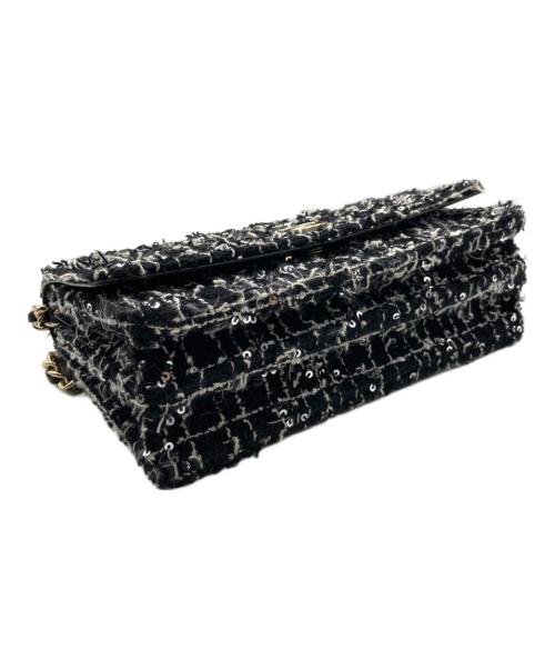 CHANEL（シャネル）CHANEL (シャネル) チェーンウォレット/ココマーク/ツイード/ミニショルダーバッグ ブラック サイズ:-の古着・服飾アイテム