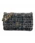 CHANEL（シャネル）の古着「チェーンウォレット/ココマーク/ツイード/ミニショルダーバッグ」｜ブラック