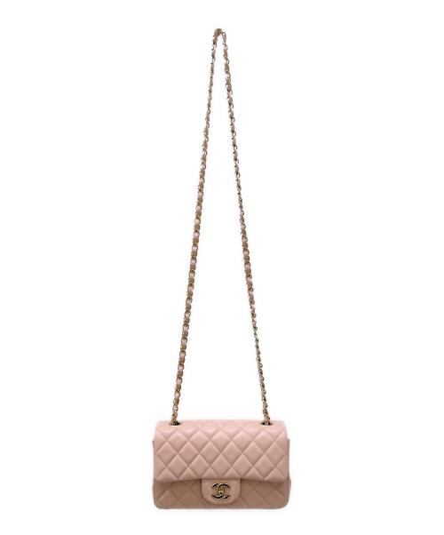 CHANEL（シャネル）CHANEL (シャネル) チェーンショルダーバッグ ライトピンク サイズ:20の古着・服飾アイテム