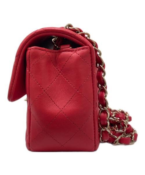 CHANEL（シャネル）CHANEL (シャネル) チェーンショルダーバッグ レッド サイズ:20の古着・服飾アイテム