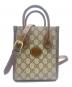 GUCCI（グッチ）の古着「インターロッキングGミニトートバッグ」｜ベージュ