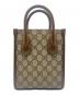 GUCCI (グッチ) インターロッキングGミニトートバッグ ベージュ：120000円