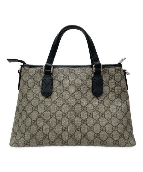 GUCCI（グッチ）GUCCI (グッチ) GGスプリーム トートバッグ ベージュの古着・服飾アイテム