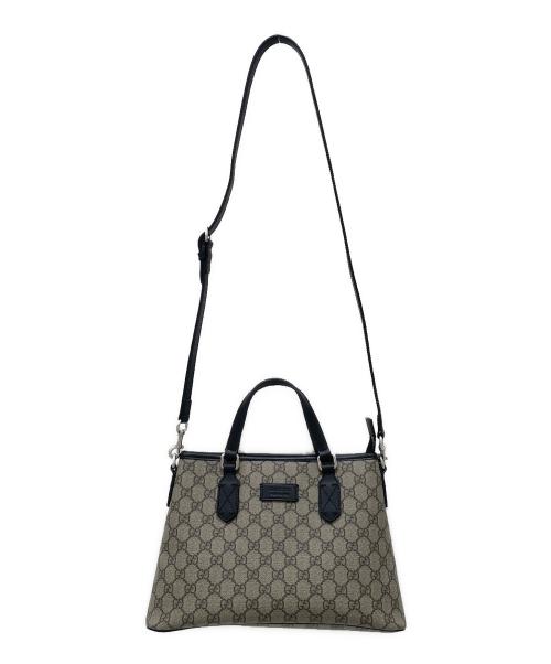 GUCCI（グッチ）GUCCI (グッチ) GGスプリーム トートバッグ ベージュの古着・服飾アイテム