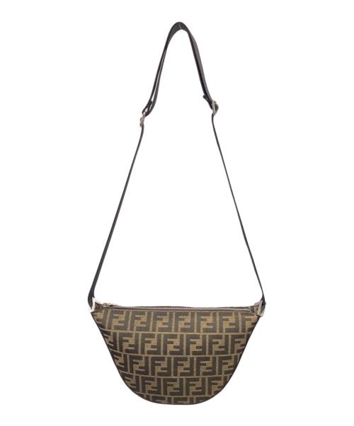 FENDI（フェンディ）FENDI (フェンディ) Small Melon Messenger Bag(スモールメロンメッセンジャーバッグ)/ショルダーバッグ ブラウン サイズ:-の古着・服飾アイテム