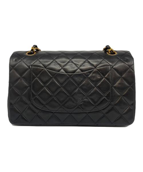 CHANEL（シャネル）CHANEL (シャネル) マトラッセ 25 Wフラップ チェーンショルダーバッグ ブラック サイズ:25の古着・服飾アイテム