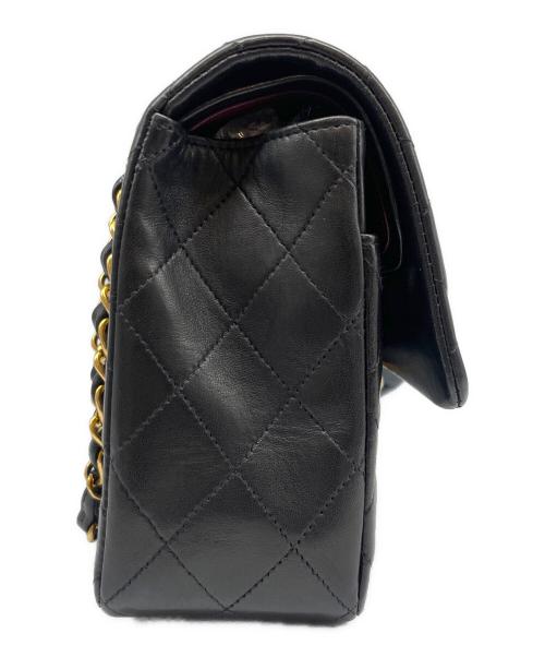 CHANEL（シャネル）CHANEL (シャネル) マトラッセ 25 Wフラップ チェーンショルダーバッグ ブラック サイズ:25の古着・服飾アイテム