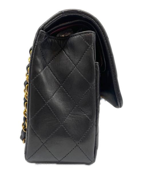 CHANEL（シャネル）CHANEL (シャネル) マトラッセ 25 Wフラップ チェーンショルダーバッグ ブラック サイズ:25の古着・服飾アイテム