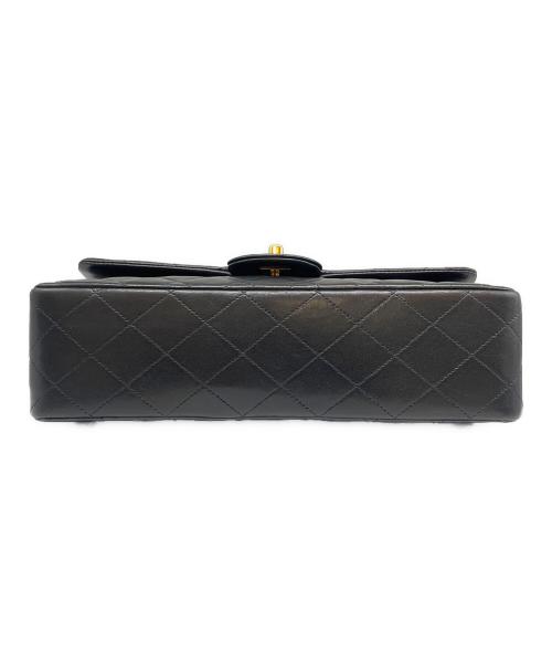 CHANEL（シャネル）CHANEL (シャネル) マトラッセ 25 Wフラップ チェーンショルダーバッグ ブラック サイズ:25の古着・服飾アイテム