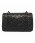 CHANEL (シャネル) マトラッセ 25 Wフラップ チェーンショルダーバッグ ブラック サイズ:25：610000円