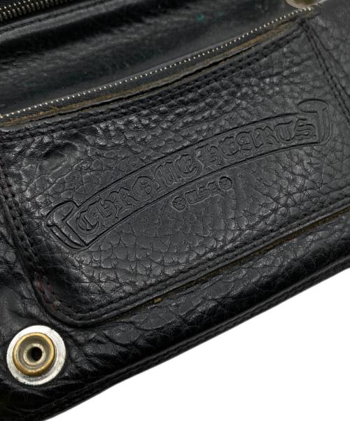 CHROME HEARTS（クロムハーツ）CHROME HEARTS (クロムハーツ) クロスボタン2ZIPウォレット ブラック サイズ:-の古着・服飾アイテム