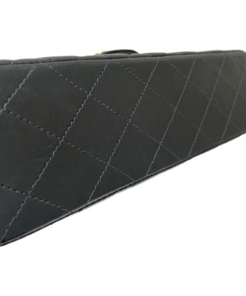 CHANEL（シャネル）CHANEL (シャネル) Wフラップチェーンショルダーバッグ ブラック サイズ:23の古着・服飾アイテム