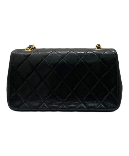 CHANEL（シャネル）CHANEL (シャネル) フルフラップチェーンショルダーバッグ ブラック サイズ:19の古着・服飾アイテム