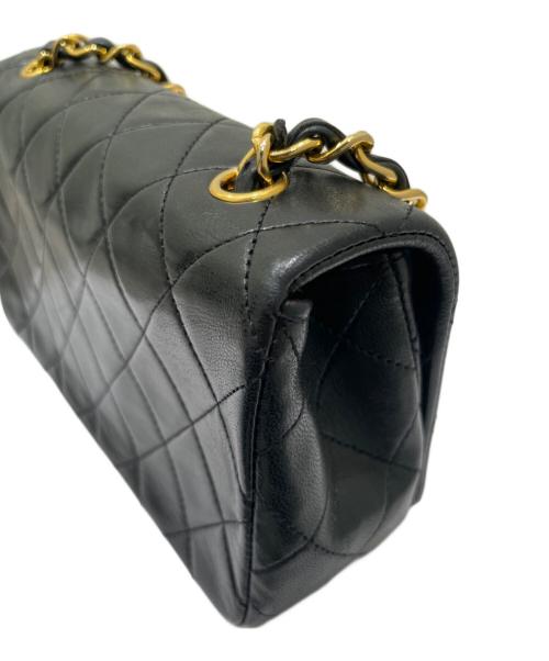 CHANEL（シャネル）CHANEL (シャネル) フルフラップチェーンショルダーバッグ ブラック サイズ:19の古着・服飾アイテム