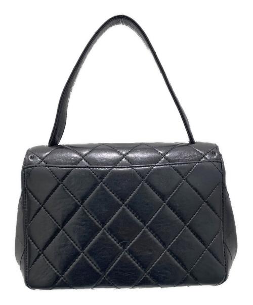 CHANEL（シャネル）CHANEL (シャネル) トップハンドルハンドバッグ ブラックの古着・服飾アイテム