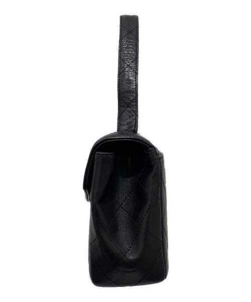 CHANEL（シャネル）CHANEL (シャネル) トップハンドルハンドバッグ ブラックの古着・服飾アイテム