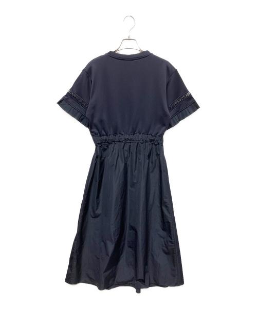 MONCLER（モンクレール）MONCLER (モンクレール) ABITO/ナイロン切替ベルトワンピース ネイビー サイズ:XSの古着・服飾アイテム