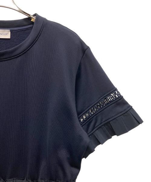 MONCLER（モンクレール）MONCLER (モンクレール) ABITO/ナイロン切替ベルトワンピース ネイビー サイズ:XSの古着・服飾アイテム