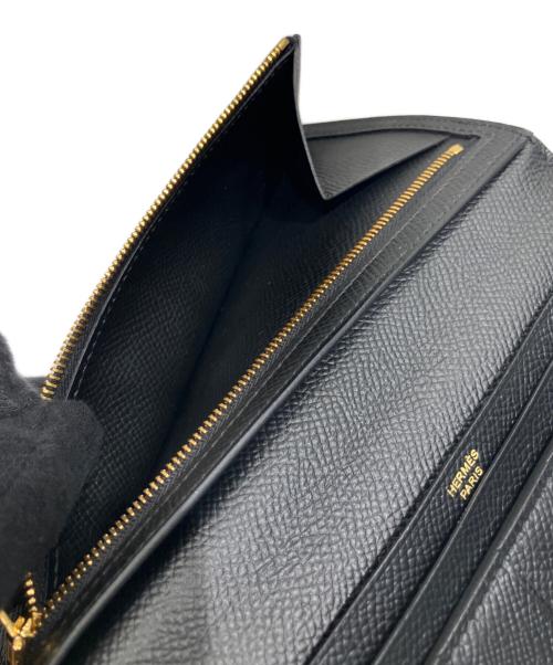 HERMES（エルメス）HERMES (エルメス) ベアンスフレ/ブラック/ヴォーエプソン/2つ折り財布/D刻印:2019年製 ブラック サイズ:-の古着・服飾アイテム