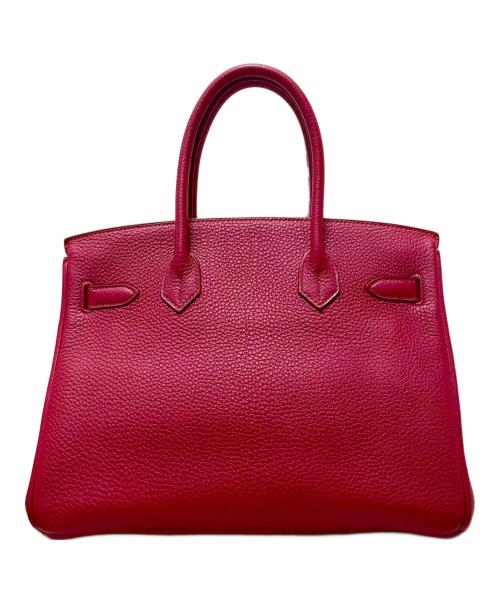 HERMES（エルメス）HERMES (エルメス) バーキン30/シルバー金具/トゴ/レッド系/□O刻印 レッド系 サイズ:30の古着・服飾アイテム