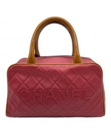 CHANEL（シャネル）の古着「Boston Bag / Duffel Bag/ボストンバッグ」｜ショッキングピンク