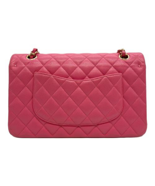CHANEL（シャネル）CHANEL (シャネル) マトラッセ25/ダブルフラップチェーンショルダーバッグ ピンク サイズ:25の古着・服飾アイテム