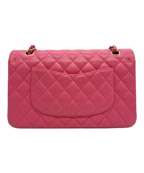 CHANEL（シャネル）CHANEL (シャネル) マトラッセ25/ダブルフラップチェーンショルダーバッグ ピンク サイズ:25の古着・服飾アイテム