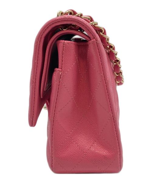 CHANEL（シャネル）CHANEL (シャネル) マトラッセ25/ダブルフラップチェーンショルダーバッグ ピンク サイズ:25の古着・服飾アイテム