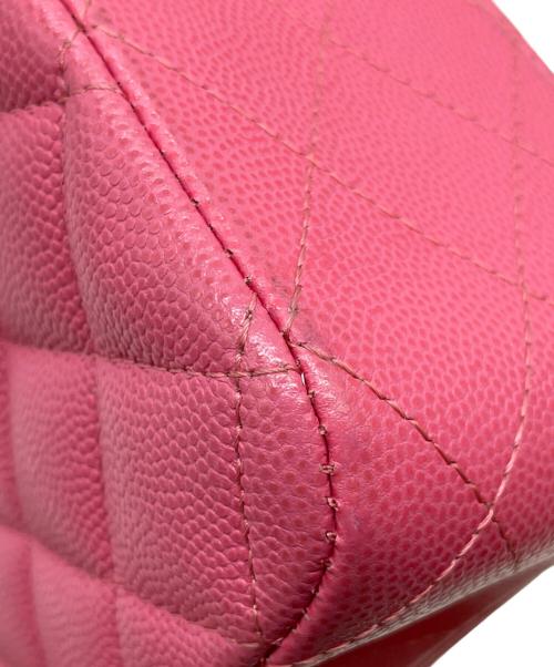 CHANEL（シャネル）CHANEL (シャネル) マトラッセ25/ダブルフラップチェーンショルダーバッグ ピンク サイズ:25の古着・服飾アイテム