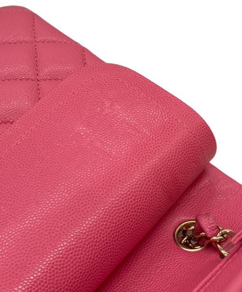 CHANEL（シャネル）CHANEL (シャネル) マトラッセ25/ダブルフラップチェーンショルダーバッグ ピンク サイズ:25の古着・服飾アイテム