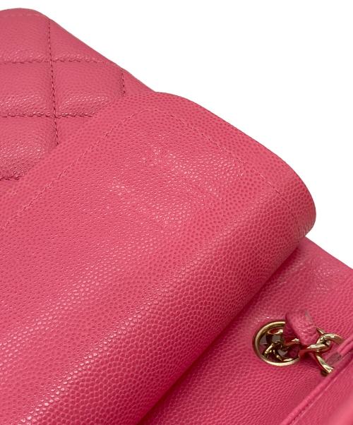 CHANEL（シャネル）CHANEL (シャネル) マトラッセ25/ダブルフラップチェーンショルダーバッグ ピンク サイズ:25の古着・服飾アイテム