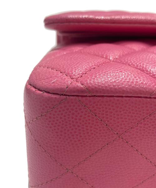 CHANEL（シャネル）CHANEL (シャネル) マトラッセ25/ダブルフラップチェーンショルダーバッグ ピンク サイズ:25の古着・服飾アイテム