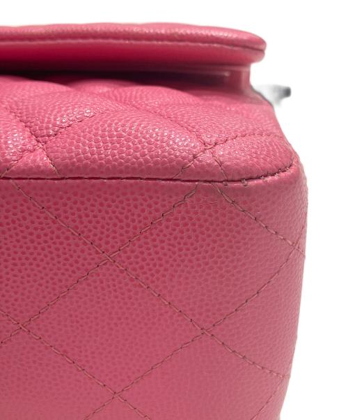 CHANEL（シャネル）CHANEL (シャネル) マトラッセ25/ダブルフラップチェーンショルダーバッグ ピンク サイズ:25の古着・服飾アイテム